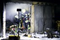 Feuer Hinterhof Garagen Koeln Hoehenberg Olpenerstr P073